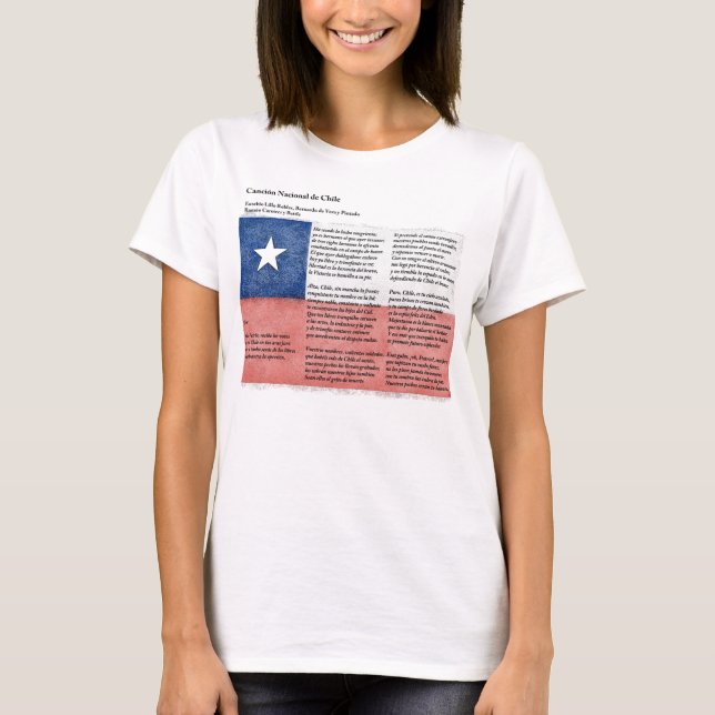 Chile - Himno Nacional de Chile Tee (Framsida)