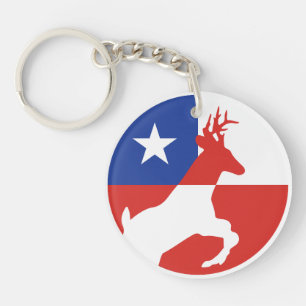 Chile Huemul Chilean National Animal Flagga