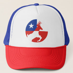 Chile Huemul Chilean National Animal Flagga Keps