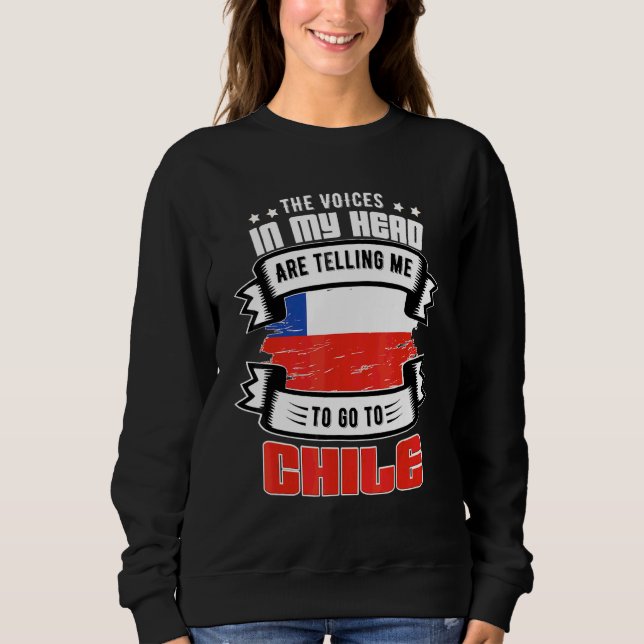 Chile i mitt huvud t shirt (Framsida)