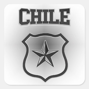 Chile Jackar Arm Fyrkantigt Klistermärke
