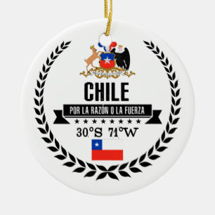 Chile Julgransprydnad Keramik
