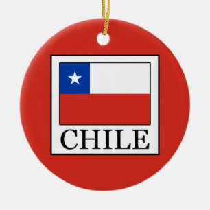 Chile Julgransprydnad Keramik