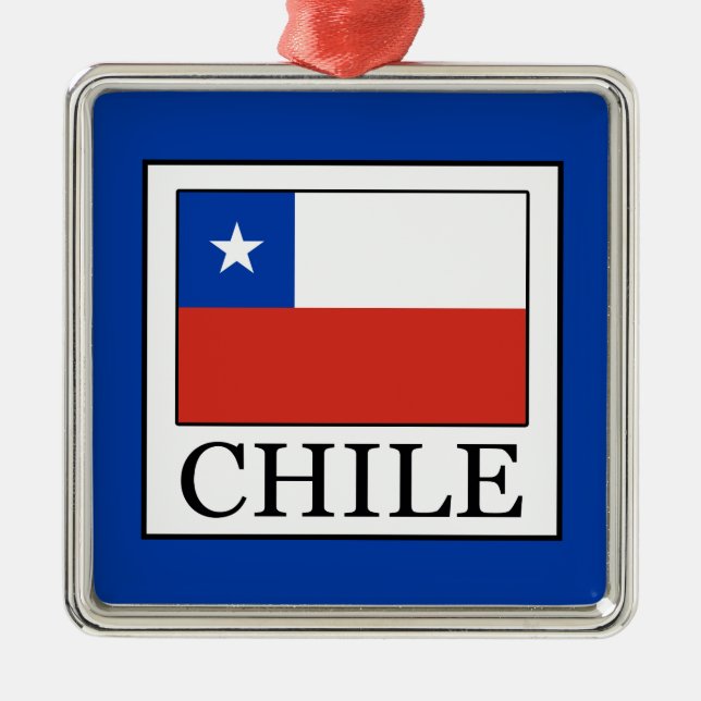 Chile Julgransprydnad Metall (Framsidan)