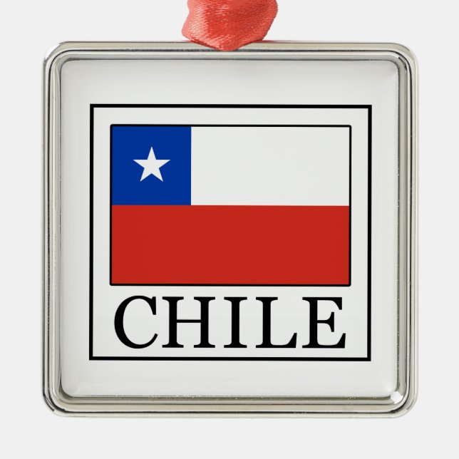 Chile Julgransprydnad Metall (Framsidan)