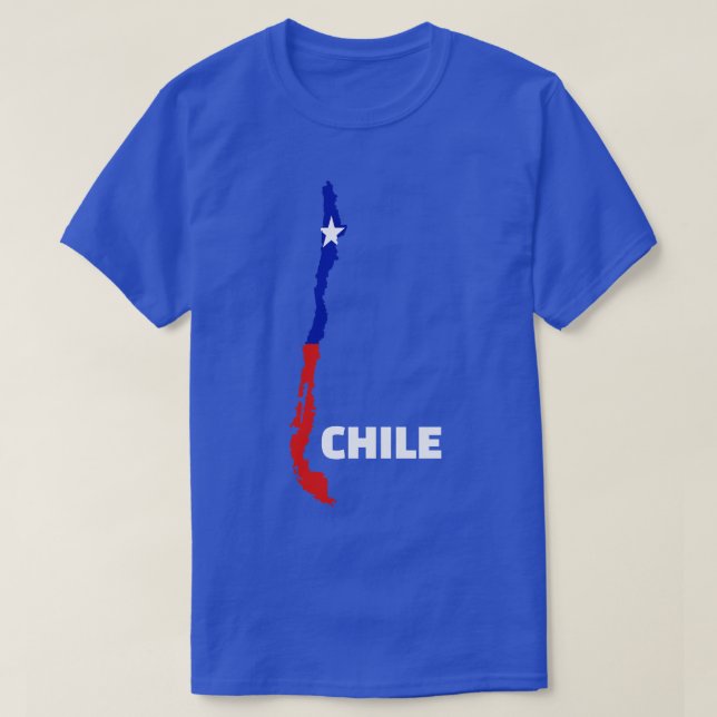 Chile karta 1 t shirt (Design framsida)