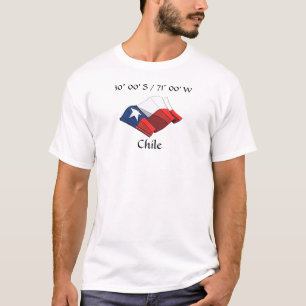 Chile Land Flagga T-Shirt