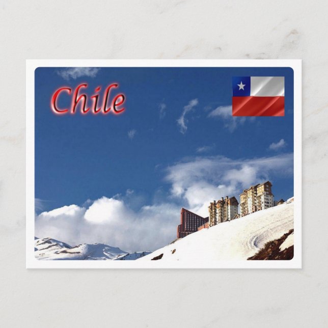 Chile - Nevado Valley - Vykort (Framsida)