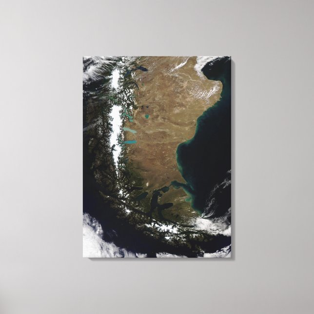 Chile och Argentina Canvastryck (Framsida)