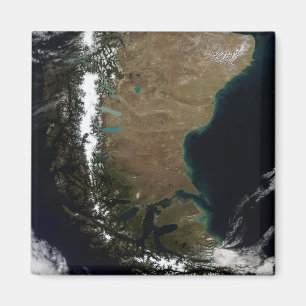 Chile och den Patagonian regionen av Argentina Magnet