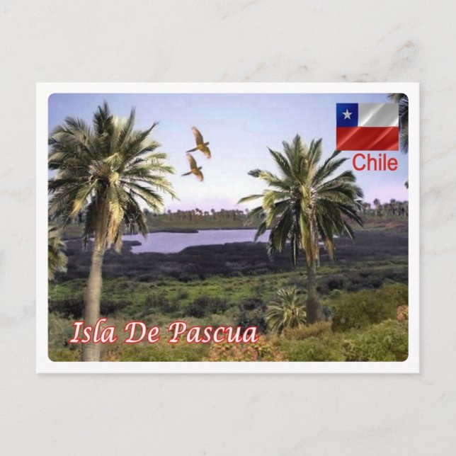 Chile - Påsk - Island Vykort (Framsida)