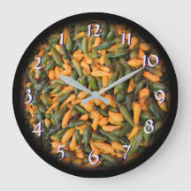 Chile peppar - vänd tillbaka Time tar tid på