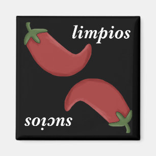 Chile Rojo gullig diskare Magnet