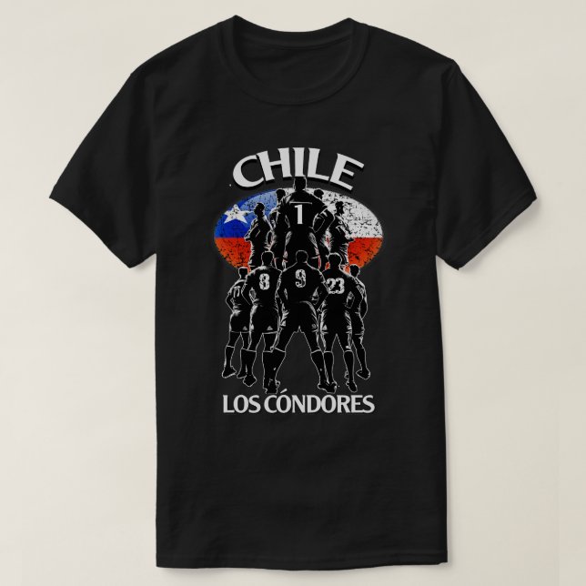 Chile Rugby Los Condores T Shirt (Design framsida)