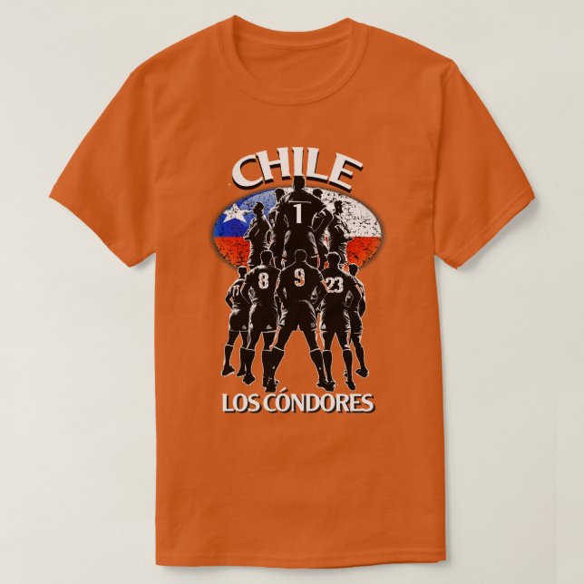Chile Rugby Los Condores T Shirt (Design framsida)