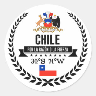 Chile Runt Klistermärke