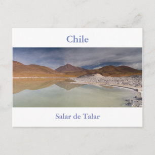 Chile - Salar de Talar platta, platta vykort nr
