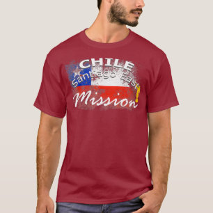 Chile Santiago Öster Mormon LDS Uppdrag Gift T Shirt