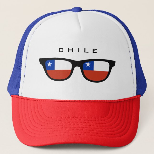 Chile Shades anpassningsbar hat Truckerkeps (Framsida)