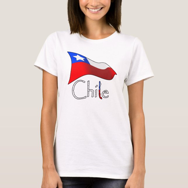 Chile T Tee Shirt (Framsida)