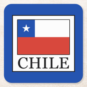 Chile Underlägg Papper Kvadrat