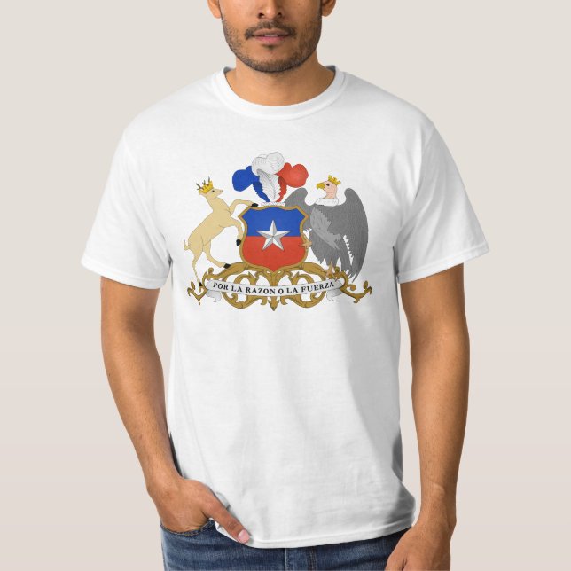 Chile vapensköldCL Tee Shirt (Framsida)