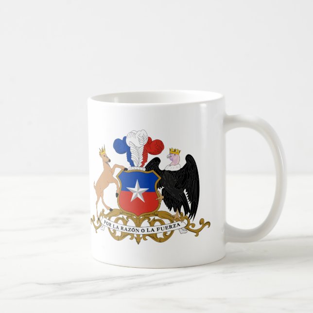 Chile vapensköldmugg kaffemugg (Höger)