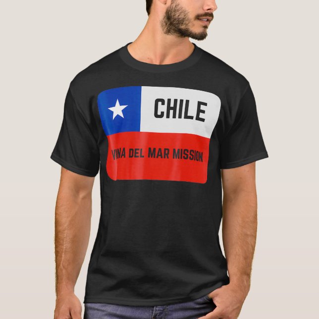 Chile Vina del Mar LDS Mormon Uppdrag T Shirt (Framsida)