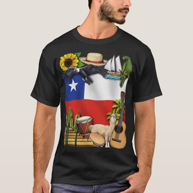 Chile vintage t shirt (Framsida)