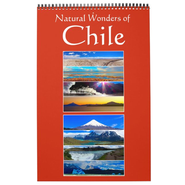 chile wonders kalender (Omslag)
