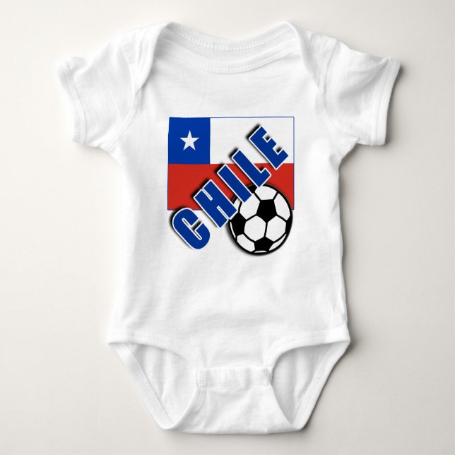CHILE World Soccer Fläkt Tshirts (Framsida)