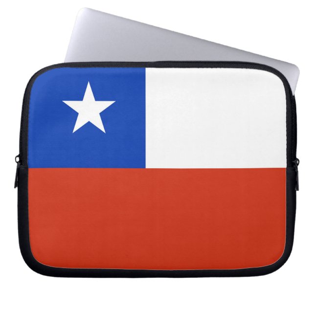 Chilean Flagga Laptop sleeve (Framsidan)