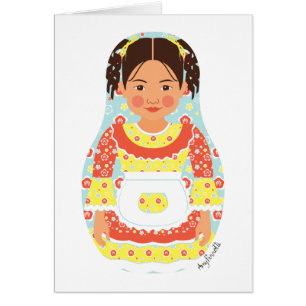 Chilean Matryoshka-kort OBS Kort