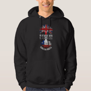 Chilean Roots Immigration Ancestry Underbar Britai Hoodie