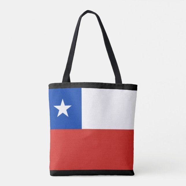 Chilen flagga, Flagga Chile Tygkasse (Baksida)