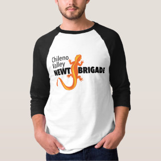 Chileno Valley Newt Brigade Baseball T-shirt