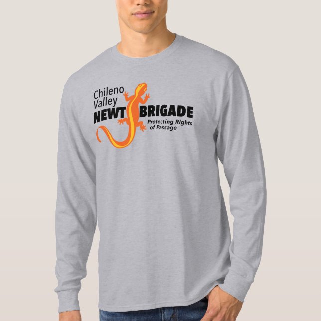 Chileno Valley Newt Brigade logotyp t-shirt (Framsida)