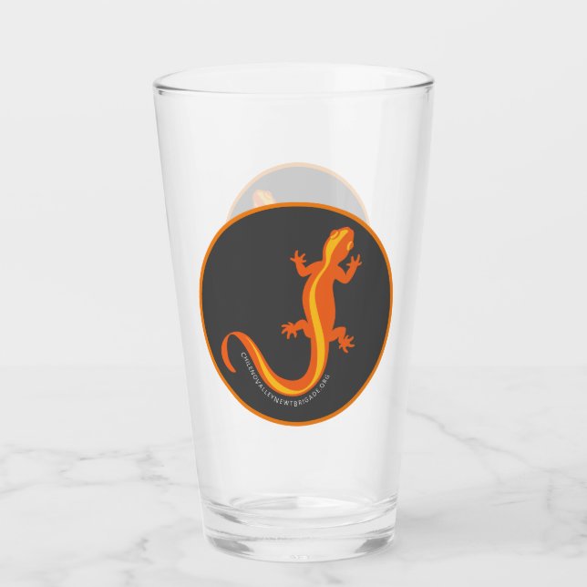 Chileno Valley Newt Brigade Pint Glass Glaskopp (Framsida)
