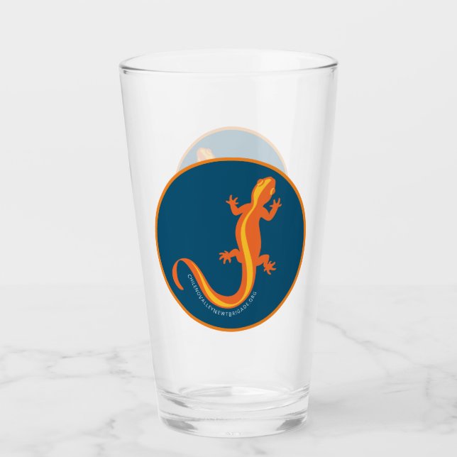 Chileno Valley Newt Brigade Pint Glass Glaskopp (Framsida)
