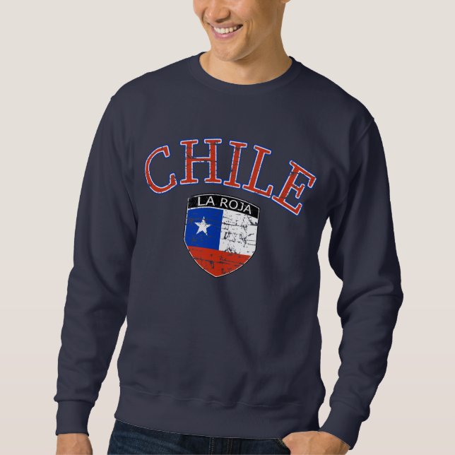 Chilensk fotbolldesign sweatshirt (Framsida)