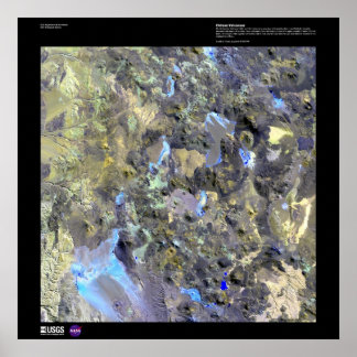 chilenska Vulkaner Poster