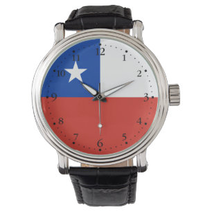 Chiles flagga armbandsur