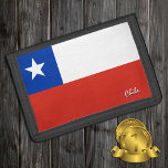 Chiles flagga, mode, chilenska patrioter/sport<br><div class="desc">WALLETS: Chile & Chiles Flagga mode - kärlek mitt land,  resegåvor,  morapafödelsedag,  nationalpatrioter/sportfantaster</div>