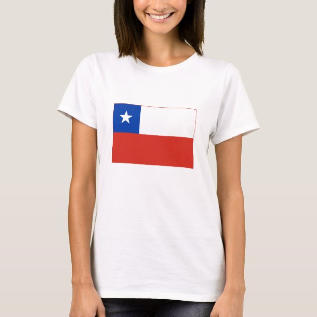 Chiles flagga t shirt (Framsida)