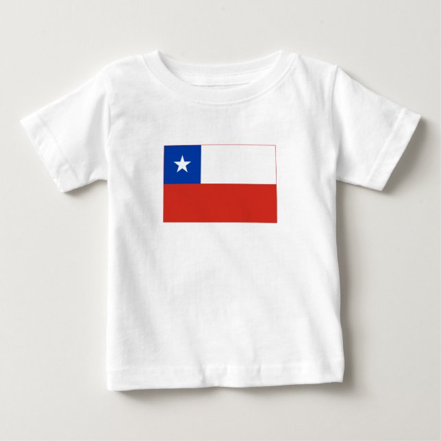 Chiles flagga t shirt (Framsida)