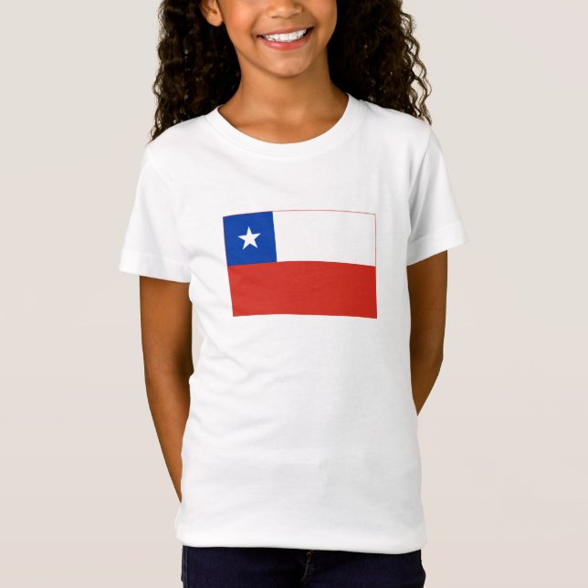 Chiles flagga t shirt (Framsida)