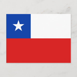 Chiles Flagga-vykort Vykort