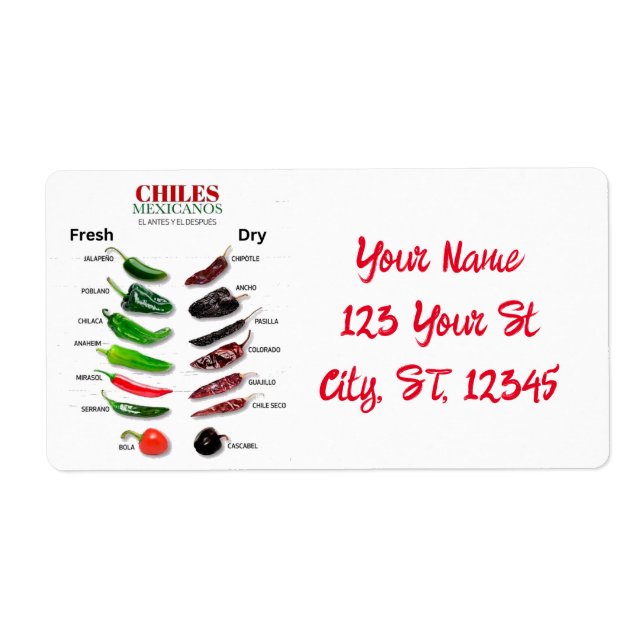 Chiles Fresh and Dry Thunder_Cove Fraktsedel (Framsidan)