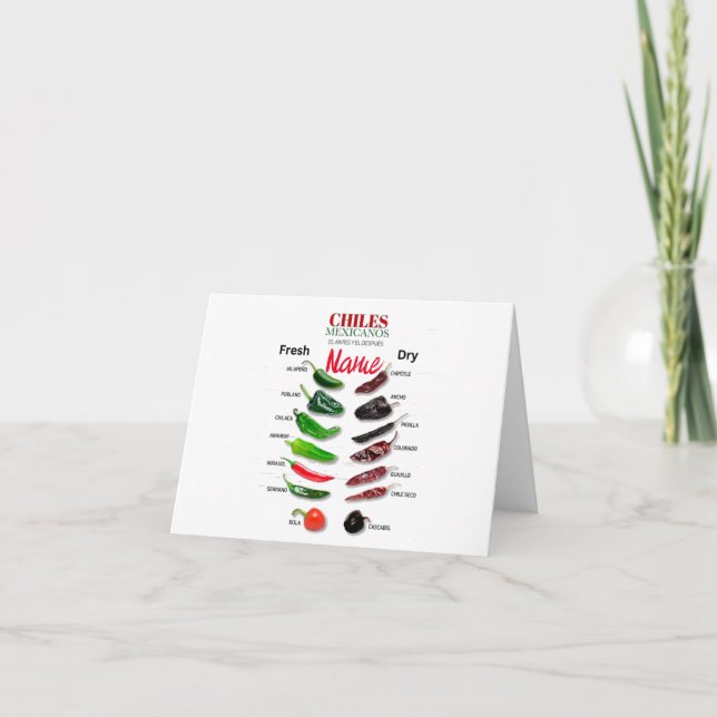 Chiles Fresh and Dry Thunder_Cove Helgkort (Framsida)