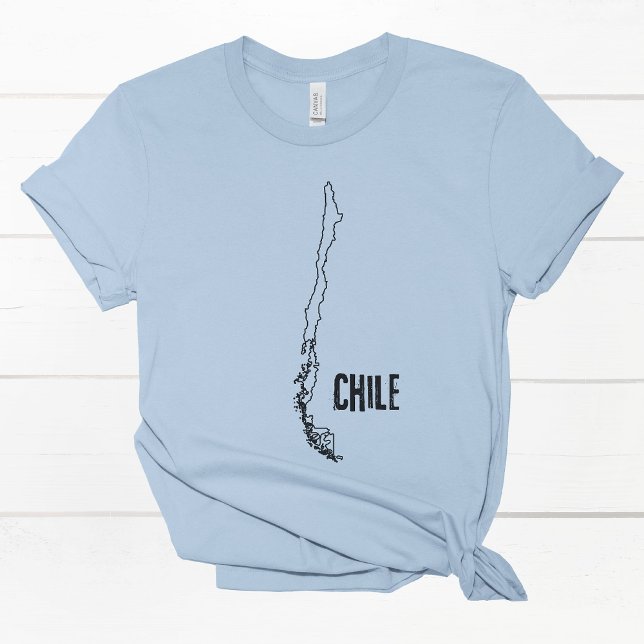 Chiles nationalstat Gräns Land T Shirt (Skapare uppladdad)